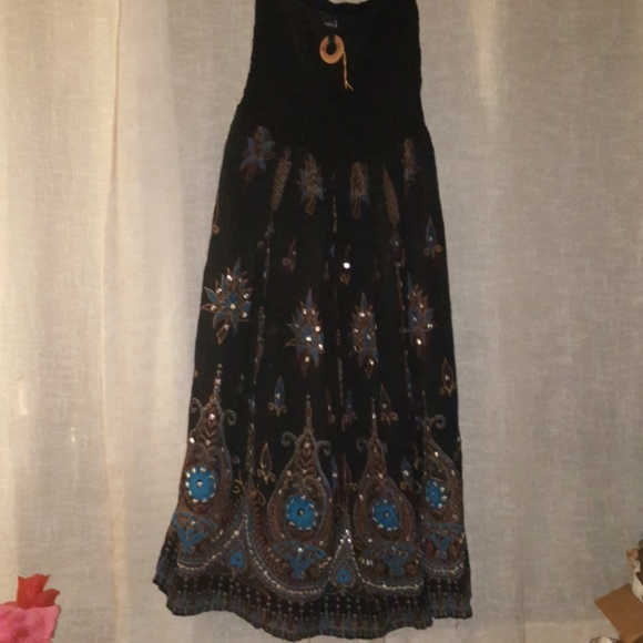 Cassee's Strapless Embellished Sundress Size S - Picture 1 of 4